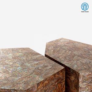 Table basse en perles de nacre, meubles en mosaïque de conception moderne, incrustation, fabriquée au Vietnam, vente en gros - Product Image 5