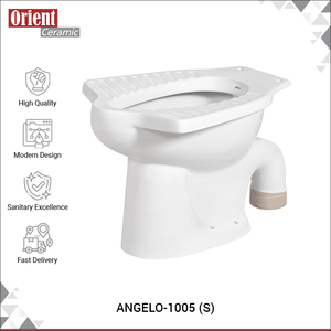 สุขภัณฑ์ชักโครกเซรามิกสีขาว ประหยัดน้ำ ดีไซน์หรูหราใหม่ คุณภาพพรีเมียม ผลิตในอินเดีย ใช้กันอย่างแพร่หลาย - Product Image 2