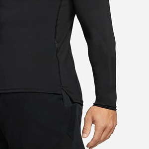 Impression de logo, respirant, anti-UV, séchage rapide, respectueux de l'environnement, vêtements de sport unisexes, dernière conception, couleur unie, manches longues - Product Image 3