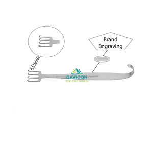 Rétracteurs coronaux manuels d'ascenseur de front d'acier inoxydable - Product Image 4