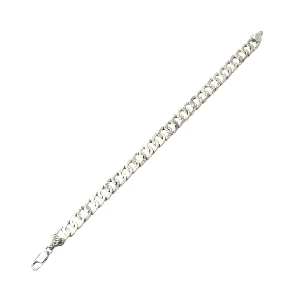 Designer 925 Sterling di classe cordolo modello argento Bolo catena bracciale per le donne ottimo regalo per le donne e le ragazze