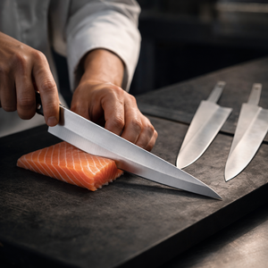 มีดเชฟสแตนเลสแบบมืออาชีพ ใบมีดเปล่าไม่ผ่านการตกแต่ง  มีดครัวแบบเปล่า รับผลิตตามสั่ง ขายส่ง - Product Image 4