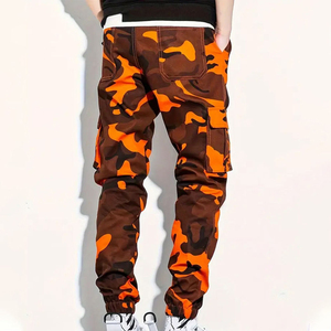 Pantalones Cargo de Algodón para Hombre con Estampado de Camuflaje Personalizado, Estilo Táctico Urbano, Multibolsillos, Ropa de Trabajo Informal - Product Image 2