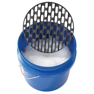 Confezione da 4 galloni secchio per autolavaggio in plastica con graniglia e maniglia per la pulizia dell'auto - Product Image 1
