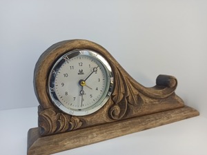Newest Design Circular Metal Desk <b>Clock</b> Roman Numerals Quartz Movement Battery Operated Traditional Design - Product Image 2