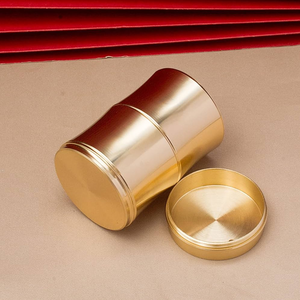 Porte-cure-dents en laiton artisanal, bouteille de rangement, ornements décoratifs de haute qualité pour hôtels et restaurants à bon prix - Product Image 2