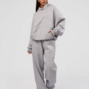 Sudaderas Extra Grandes para Mujer, con Capucha y Logotipo Frontal, 100% Algodón, para Uso en Exteriores, Precio Bajo - Product Image 2