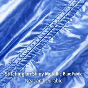 Vestes brillantes pour hommes, légères, métalliques, à manches longues, pour soirée, club de nuit, style trench, avec capuche, pour discothèque - Product Image 5