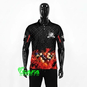 Camiseta de Polo de Billar Personalizada SAFA SPORTS, de Secado Rápido, Transpirable, de Tela de Poliéster, Jersey de Snooker, Uniforme Deportivo Estampado para Hombre - Product Image 2
