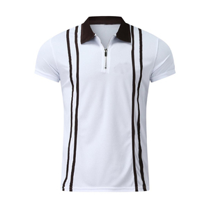 เสื้อผ้าลำลองผู้ชาย ปักโลโก้ได้ ผ้าคอตตอนเจอร์ซีย์สีพื้น แห้งเร็ว แขนยาว คอปกเรียบ ย้อมสีพื้น รับผลิตแบบ OEM - Product Image 2