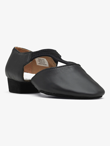 รองเท้าเต้นรำบอลรูม/ลาตินสำหรับผู้หญิง JW รุ่น Grecian Teaching Sandal หนังแท้ สายรัดข้อเท้าแบบยืดหยุ่น พื้นรองเท้าหนังกลับ ขายส่ง - Product Image 4