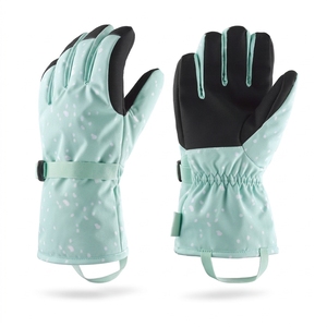 Gants d'hiver à la mode au design nouveau pour hommes, gants coupe-vent pour le sport de plein air, le ski, cinq doigts - Product Image 2