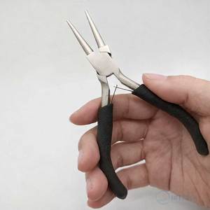 Alicates de Punta Redonda para Joyería, Herramienta de Precisión para Enhebrar Alambre, Acero Inoxidable, Mandíbula Lisa, Herramienta para Abalorios, Agarre Duradero - Product Image 6