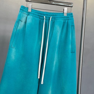 Streetwear <b>Polyester</b> Cotton French Terry Sweatpants Men <b>Joggers</b> Sweat Pants Hip Hop Casual Work Pants for Men Sports - Product Image 3