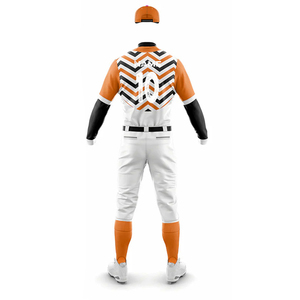 Ensemble d'uniformes de baseball de haute qualité 100 % polyester à manches courtes avec logo frontal respirant, nom d'équipe personnalisé, vente en gros à bas prix - Product Image 4