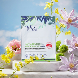 Masque Visage Hydratant et Revitalisant Viba à l'Eau Minérale du Vietnam, à la Noix de Coco Fermentée, pour Jeunesse et Éclat (Unisexe) - Product Image 1