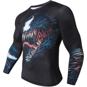 Camiseta de Compresión para Hombre de la Mejor Calidad, para Gimnasio, Entrenamiento, Levantamiento de Pesas, Cross Training, Alta Elasticidad, Ajuste Delgado - Product Image 2