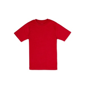 BD Manufacturer O Neck Short Sleeve <b>Red</b> Color Kids <b>Boys</b> <b>T</b> <b>Shirts</b> Custom Design Stylish Solid Color <b>T</b> <b>Shirts</b> For Kids <b>Boy</b> - Product Image 1