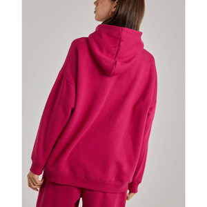 Sweat à capuche d'hiver 2026 High Street, Fourniture ODM, Pull en molleton technique 100% coton, Vêtement pour femme, Sweat à capuche 450 GSM - Product Image 6