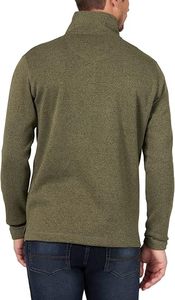 Men's Quarter <b>Zip</b> Long Sleeve Solid Knitted Casual <b>Shirt</b> Stand Collar Breathable 260g Polyester/Cotton Autumn Wear - Product Image 5