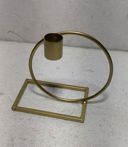 Handmade <b>Glass</b> Stand Customized Print Golden Metal <b>Candlestick</b> Holder for Home Decoration Elegant Metal Lanterns Candle Jars - Product Image 3