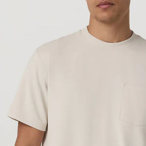 เสื้อยืดผู้ชายสำหรับฤดูร้อน ดีไซน์ลำลองสบายๆ ผ้าเนื้อนุ่ม ระบายอากาศได้ดี พร้อมบริการออกแบบโลโก้ตามสั่ง - Product Image 3