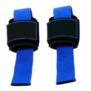 Sangles de musculation en néoprène et coton durables pour soulevés de terre, musculation, soutien rembourré pour poignets, unisexe - Product Image 4