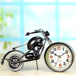 Cross-border Vintage Motorcycle Seat <b>Clock</b> Creative Home Decoration <b>Metal</b> Crafts Birthday Gift Seat <b>Clock</b> Table <b>Clock</b> - Product Image 5