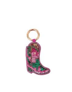 Nouveau porte-clés cerise brodé de perles à la main de luxe pour sacs, sacs à main et clés porte-clés cerise à la mode esthétique, coloré - Product Image 5