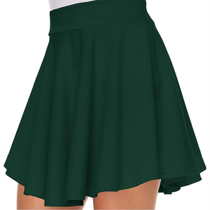 Wholesale Women's Comfortable Tennis <b>Skirt</b> <b>Black</b> Color Mid Waist Double Layer Sports Short Tennis <b>Skirt</b> With OEM Service - Product Image 3