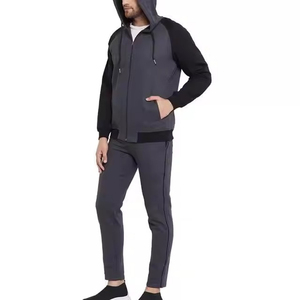 Conjuntos de chándal personalizables para hombre 2026 al por mayor de China, conjuntos de sudadera con capucha con lavado ácido, chándales de forro polar para hombre hechos a medida - Product Image 3