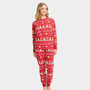 Women <b>Christmas</b> Tracksuit Set Custom Print Long Sleeve Top Pants Cozy Winter <b>Pajama</b> Loungewear Set Festive Family <b>Christmas</b> Set - Product Image 6