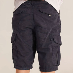 Pantalones Cortos de Mezclilla para Hombre, Diseño Personalizado OEM, Casuales, de Alta Calidad, 100% Algodón, con Dos Bolsillos Laterales, Estilo Urbano, a la Moda, para Verano - Product Image 2