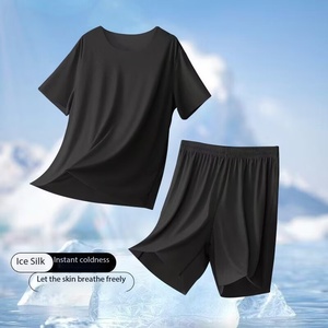 Conjunto de Pijama de Verano para Hombre, Estilo Japonés, Modal Suave y Transpirable, con Logotipo Bordado Personalizado, Fabricación OEM en China, Marca BD - Product Image 6