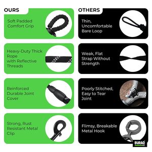 Padded Braided <b>Dog</b> <b>Leash</b> OEM ODM Custom Logo Comfortable Braided Pet <b>Leash</b> Direct Manufacturer - Product Image 2