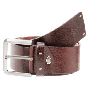 Cinturón de Cuero Genuino Vintage de Grano Completo con Hebilla de Aleación de Zinc de Alta Calidad para Hombre - Product Image 2