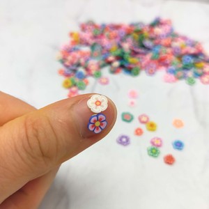 Mini tranches de fleurs en pâte polymère pour maison de poupée, artisanat miniature, accessoires pour nail art, pour les 14 ans et plus. - Product Image 5
