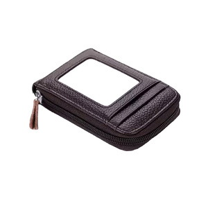 Tarjetero de Cuero Genuino Premium para Hombre, Bloqueo RFID, Cartera Delgada Minimalista, Estuche para Tarjetas de Crédito, Porta Tarjetas Compacto para Bolsillo Delantero - Product Image 5