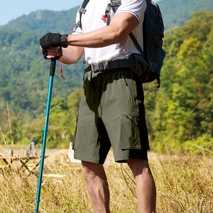 Shorts de randonnée OEM pour hommes, séchage rapide, nouvelle collection, athlétiques, pour le voyage, la pêche, le golf, avec plusieurs poches. - Product Image 4