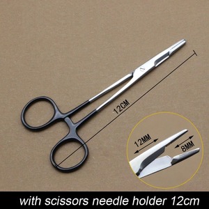 1 pièce – Porte-aiguilles manuel multifonctionnel en acier inoxydable avec ciseaux – Kit d'instruments - Product Image 3