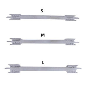 Mejor Precio: Calibrador de Posicionamiento Manual de Acero Inoxidable YP para Brackets de Ortodoncia, Instrumento Quirúrgico con Certificación MOL y CE, Clase II - Product Image 1