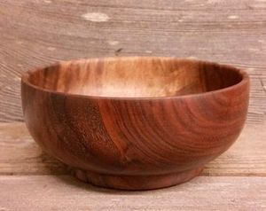 Tazón de madera de acacia para ensalada, fruta, aperitivos, cereales, sopa, comida, para servir, para el hogar, comedor y fiestas. - Product Image 2