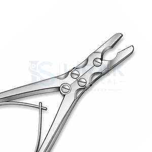 Pince à os chirurgicale manuelle en acier inoxydable, instrument orthopédique réutilisable, certifiée ISO 13485 CE, classe médicale - Product Image 3