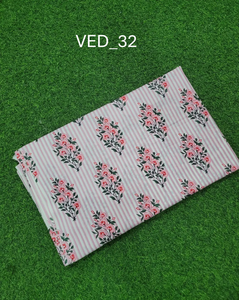 Tela de algodón estampada a mano de gran venta 2026 por yarda, tela suave y ligera para vestidos de mujer y costura a precio de fábrica - Product Image 4
