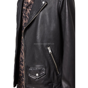 Veste en cuir pour homme sur mesure 2023, de haute qualité, respirante, confortable, durable, style américain, col montant, lettre, hiver, haute - Product Image 6