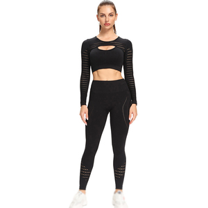 Ensembles de yoga et de sport pour femmes sous marque privée, collection été 2026 : Vêtements de pointe, leggings et soutien-gorge pour femmes - Product Image 4