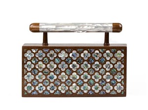 Élégante Pochette de Soirée Faite Main en Nacre Incrustée, Sac à Main de Luxe pour Femme - Product Image 4