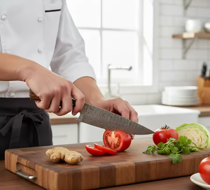 Best Seller PRESTIGE BLADES High Quality 8 Inch Chef <b>Knife</b> 67 Layer Damascus Steel Sharp Ambidextrous Dishwasher <b>Safe</b> Cut - Product Image 2
