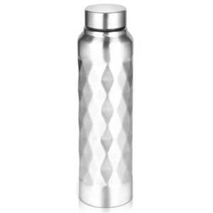 Ergonomic Stainless Steel Sports Water Bottle with Integrated Carry Handle Leakproof Reusable Metal <b>Flask</b> for Fitness Cycling - Product Image 2