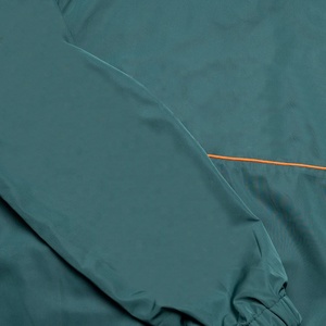 Contrast Color Zipper Windbreaker | Two-Tone Sporty Hooded <b>Jacket</b> | Custom Logo Casual Activewear - Product Image 4